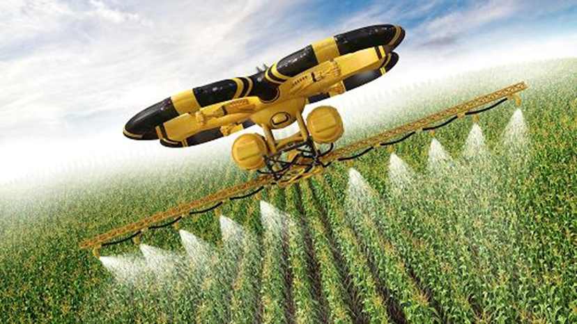 An image of aerial spraying. Image: AgriTech Tomorrow An image of aerial spraying. Image: AgriTech Tomorrow