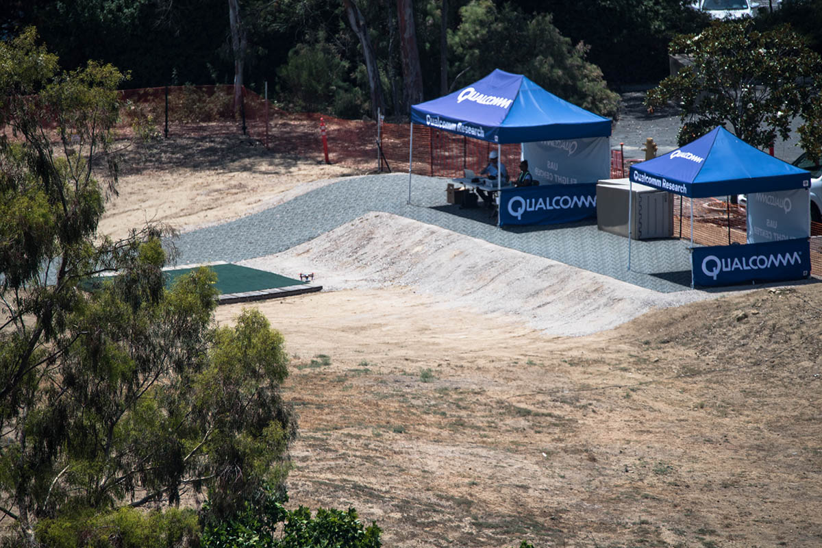 Part of Qualcomm's UAS connectivity testing. Photo: Qualcomm