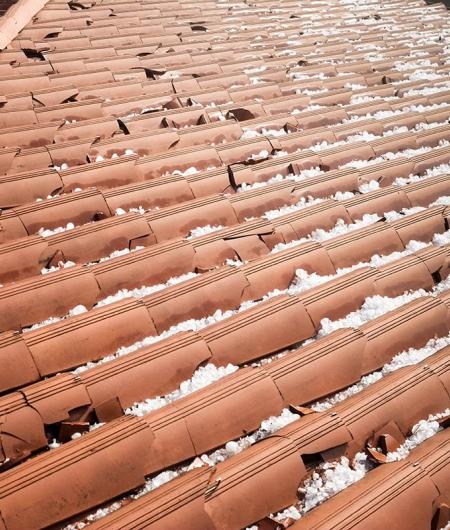 Stock photo of hail damage. iStock-649277542