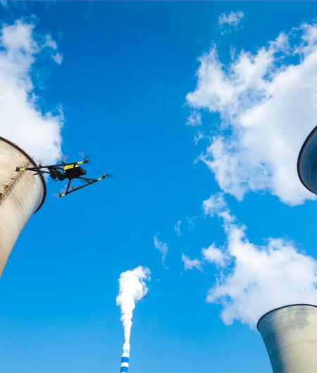 Intel's Falcon 8+, part of Honeywell's new InView inspection service.