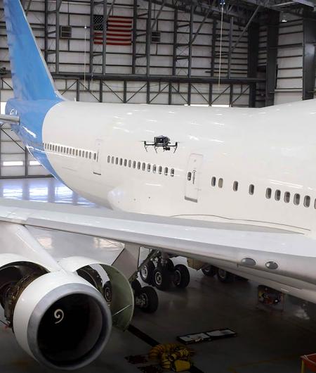 Unmanned aerial vehicles can collect inspection data, following precise flight paths with digital points of inspection. 