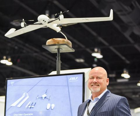 David Sharpin, vice president of the company’s tactical UAS business unit. Photo: becphotography