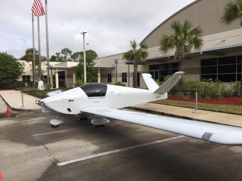 The Teros UAS, which the district hopes to use to spray against adult mosquitos. Photo: Lee County Mosquito Control District The Teros UAS, which the district hopes to use to spray against adult mosquitos. Photo: Lee County Mosquito Control District