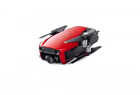 The Flame Red version of DJI's Mavic Air UAS. Photo: DJI