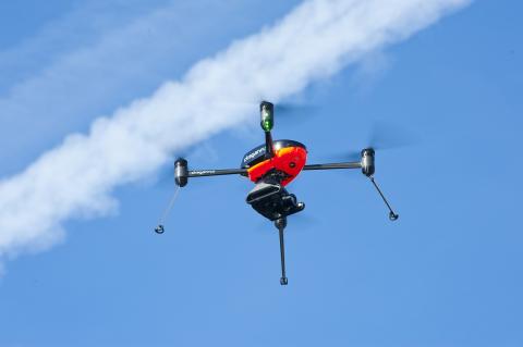 The Dubai Police has selected Draganfly to pilot new drone initiatives using Draganfly's technical and operation experiences, as well as the company's Intellectual Property. Photo: Draganfly