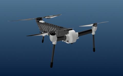 FlightWave Aerospace's Jupiter Tricopter UAS. Photo: FlightWave Aerospace