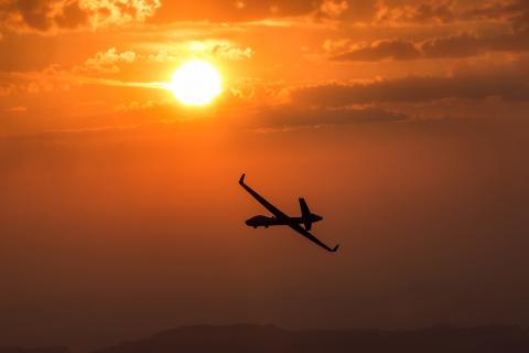 On Sept. 26, GA-ASI's second MQ-9B SkyGuardian RPA (YBC02) aircraft completed its first flight. Photo: GA-ASI