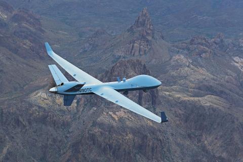 GA-ASI' MQ-9B SkyGuardian RPA has become the first MALE RPA to successfully complete a trans-Atlantic flight. Photo: General Atomics Aeronautical Systems Inc. (GA-ASI)