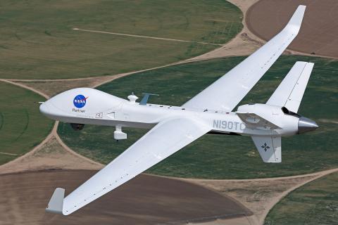 GA-ASI flies SkyGuardian in So Cal NAS as part of NASA demonstration. Photo: GA-ASI
