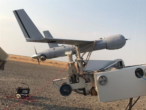 ScanEagle with TK-5 Firewatch and full motion video payload provides ideal information for fire managers and disaster response teams. Photo: PR Newswire