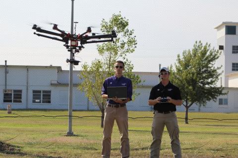 How law enforcement officers can utilize unmanned aircraft systems in daily operations and safety procedures is the focus of a new course being offered April 9-12 at Kansas State University Polytechnic Campus in Salina. Photo: Kansas State Polytechnic