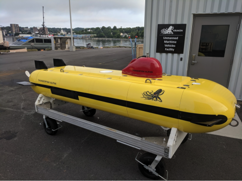 Kraken's Thunderfish 300 AUV. Photo: Kraken Robotics