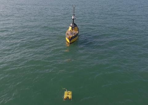 The C-Worker 7 ASV with ROV. Photo: L3 Technologies