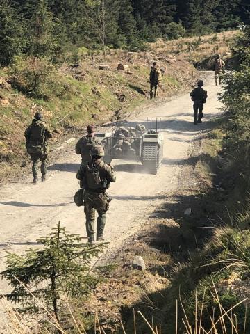 The THeMIS’ capabilities were put to the test right after delivery in the tough Scottish landscape during a military exercise. Photo: Business Wire