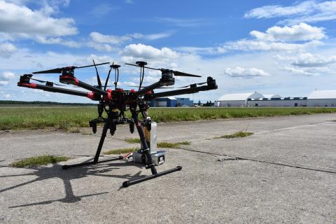 A NUAIR drone at the New York UAS Test Site. Photo: NUAIR
