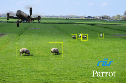 Parrot and RIIS partner to develop AI programs for ANAFI drone platform. Companies create innovative solutions to complex problems for enterprise user. Photo: Parrot