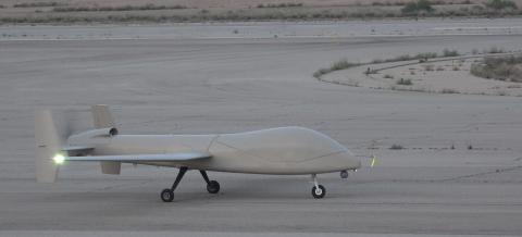 UAVOS and KACTS succesfully demonstrate remote operation for Saker-1B UAS. Photo: UAVOS