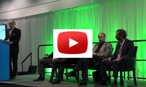 Industry representatives discuss machine vision at XPO 2018. Industry representatives discuss machine vision at XPO 2018.