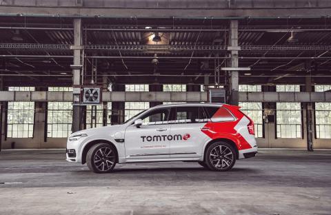 TomTom's autonomous test vehicle. Photo: TomTom