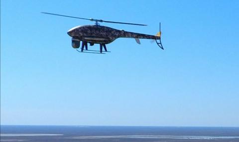 UAVOS' Unmanned helicopter. Photo courtesy of UAVOS Inc.
