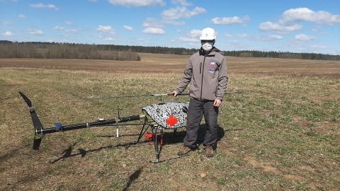 UAVOS has successfully tested its cargo delivery UVH-170 unmanned helicopter. Photo: UAVOS