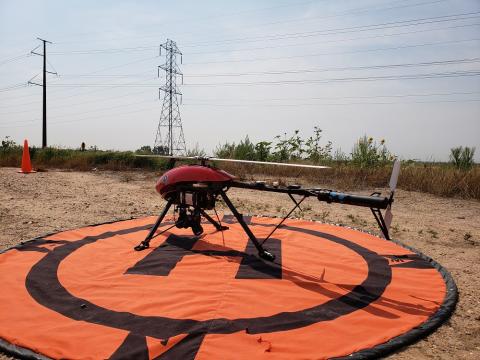 Xcel Energy is the first U.S. utility to operate drones beyond visual line of sight during ongoing inspections of transmission lines. Photo: Xcel Energy, via Business Wire