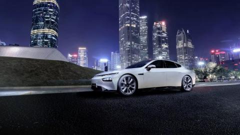 The Xpeng P7 intelligent electric sedan. Photo: Real-Time Innovations